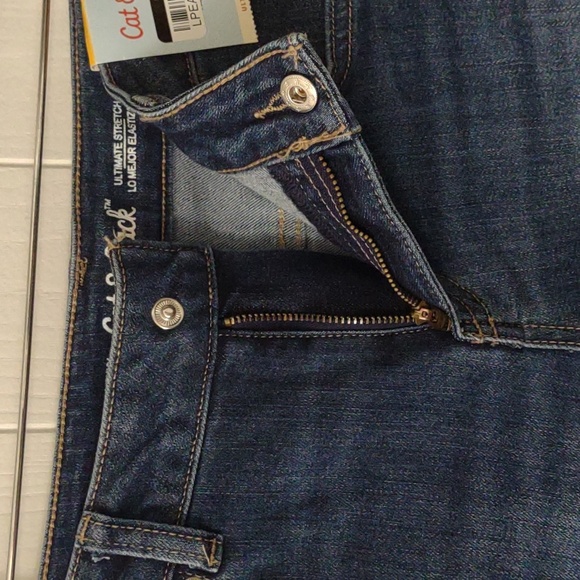 Cat & Jack Girls' Mid-Rise Ultimate Stretch Skinny Jeans- Sz 14 - Picture 5 of 11